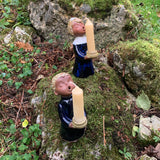 Kerzenhalter Keramikengel, 2er-Set