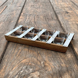 CARL AUBÖCK, 8 Schnapsgläser in Halterung