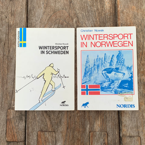 Wintersport in Norwegen/Schweden, 2 Bücher