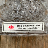 INGRIDGLAS, Blockkristall Kerzenleuchter