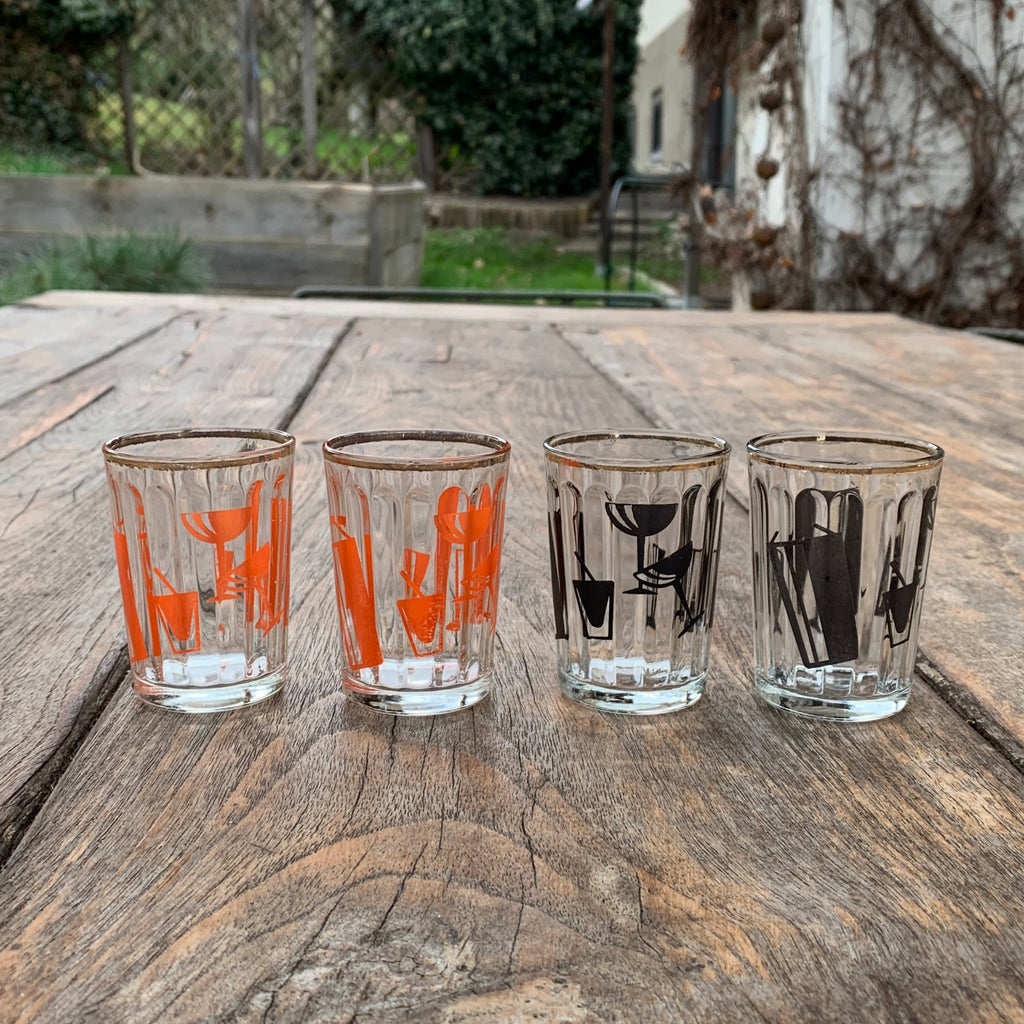 Schnapsgläser-Set, 1960er-Jahre – Kaufhaus Ackerl
