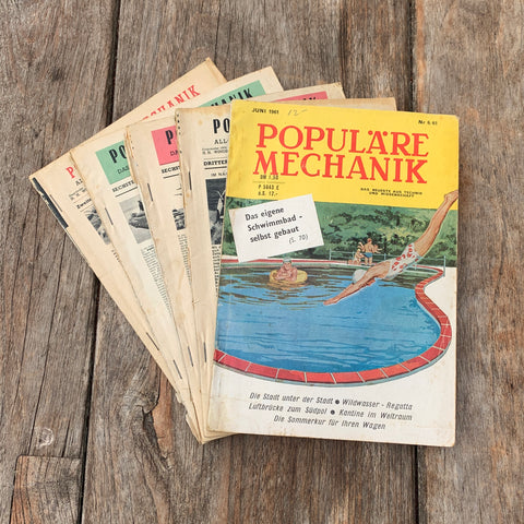 Populäre Mechanik, 5 Bände