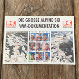 Alpine Ski WM 1991, Autogrammkarten