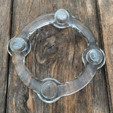 Adventkranz aus Glas