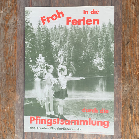 Froh in die Ferien, Plakat