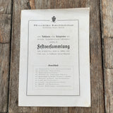 ÖGB Festversammlung, Programm