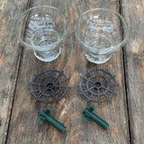 VEBA GLAS, Blumen-Steckschalen