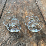 4 Serviettenringe aus Acryl