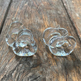 4 Serviettenringe aus Acryl