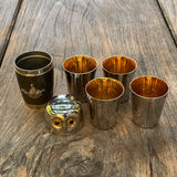 Schnapsbecher-Set "Eule"