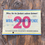 Wahl- und Kampfspende ÖVP