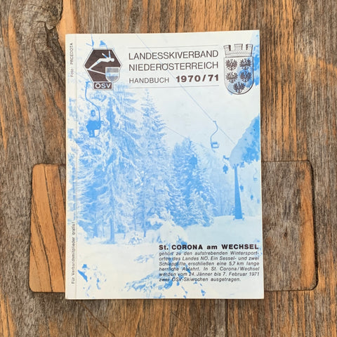 Landesskiverband NÖ, Handbuch 1970/71