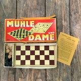 Mühle und Dame, Brettspiel