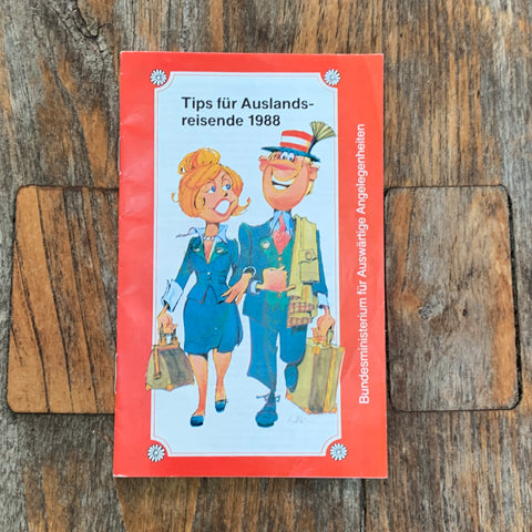 Tipps für Auslandsreisende 1988, Broschüre
