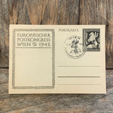 Postkarte, Europäischer Postkongress Wien 1942