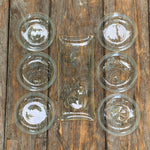 HEYE FILIGRAN GLAS, Kuchenteller-Set