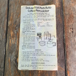 DELUXE FAST PERK, Auto-Kaffeemaschine