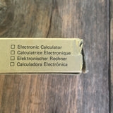 CANON, Elektronischer Rechner (Taschenrechner)