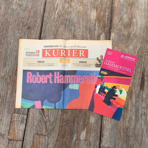 ROBERT HAMMERSTIEL, Folder/Zeitungsbericht