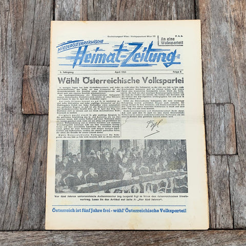 NÖ Heimatzeitung, 1960