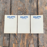 SOLETTI, Kellnerblöcke