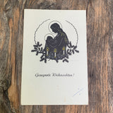 Weihnachtskarte, Christkindl 1957