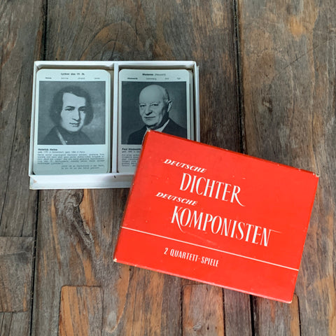 Deutsche Dichter, Deutsche Komponisten, 2 Quartett-Spiele