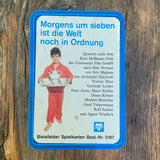 Morgens um sieben ist die Welt noch in Ordnung, Quartett