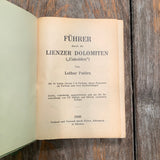 Führer durch die Lienzer Dolomiten ("Unholden")