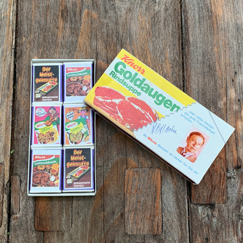 KNORR Goldaugen Rindsuppe, Werbezünder