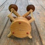 Holz-Kerzenständer für 4 Kerzen