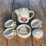 LILIENPORZELLAN, Kaffeeservic "Alpenflora"
