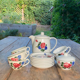 LILIENPORZELLAN, Kaffeeservic "Alpenflora"