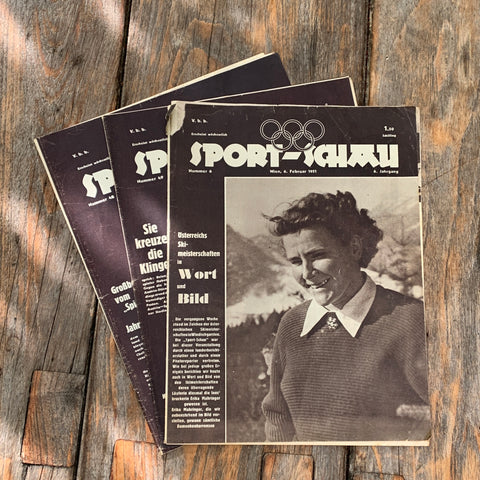 Sport-Schau, 6. Jahrgang 1951, 3 Stück