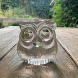 LARS HELLSTEN für RIEDEL GLAS, Briefbeschwerer "Eule"
