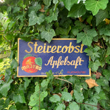 STEIREROBST APFELSAFT, Werbeschild