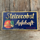 STEIREROBST APFELSAFT, Werbeschild