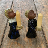 Kerzenhalter Keramikengel, 2er-Set