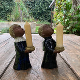 Kerzenhalter Keramikengel, 2er-Set