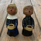 Kerzenhalter Keramikengel, 2er-Set