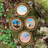 Glasuntersetzer "Gran Canaria"