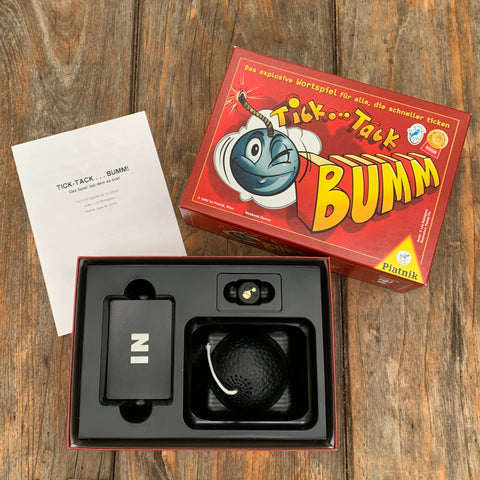 Tick Tack Bumm, Kartenspiel