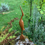 Reiher aus Holz