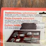 Besteckeinbau, selbstklebend
