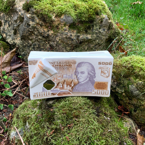 Spardose "5000 Schilling"