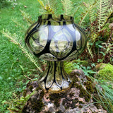 Rauchglas Vase/Kerzenhalter