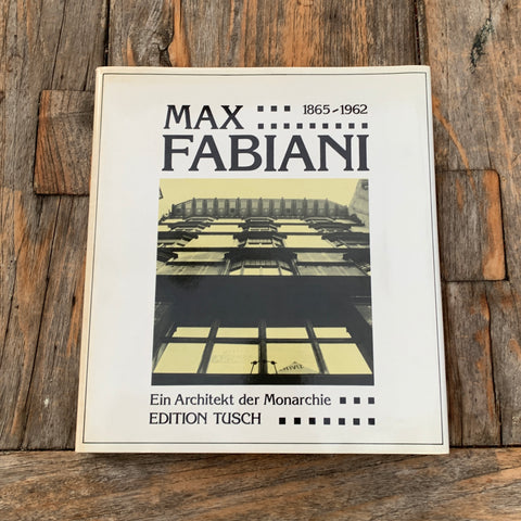 Max Fabiani (1865-1962), Buch