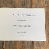 Anton Wichtl (1920-1979), Nachtbuchnotizen