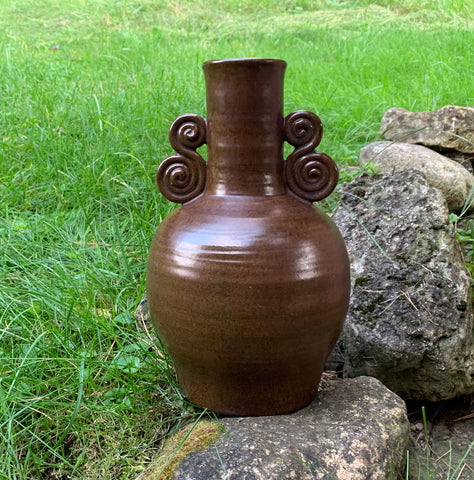 Anzengruber Keramik, Vase braun