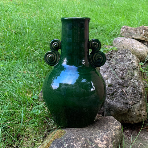 Anzengruber Keramik, Vase grün